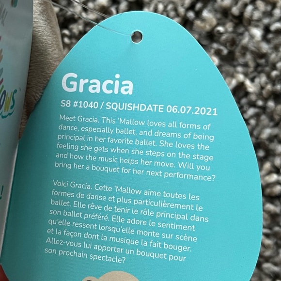 Squishmallows Tan and Cream Panda Plush - Picture 6 of 6